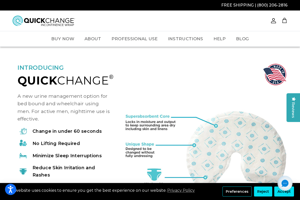 quickchange.com homepage screenshot