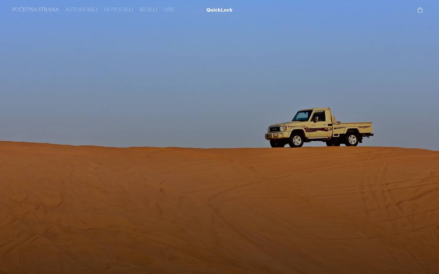 quicklockdrzaci.com homepage screenshot