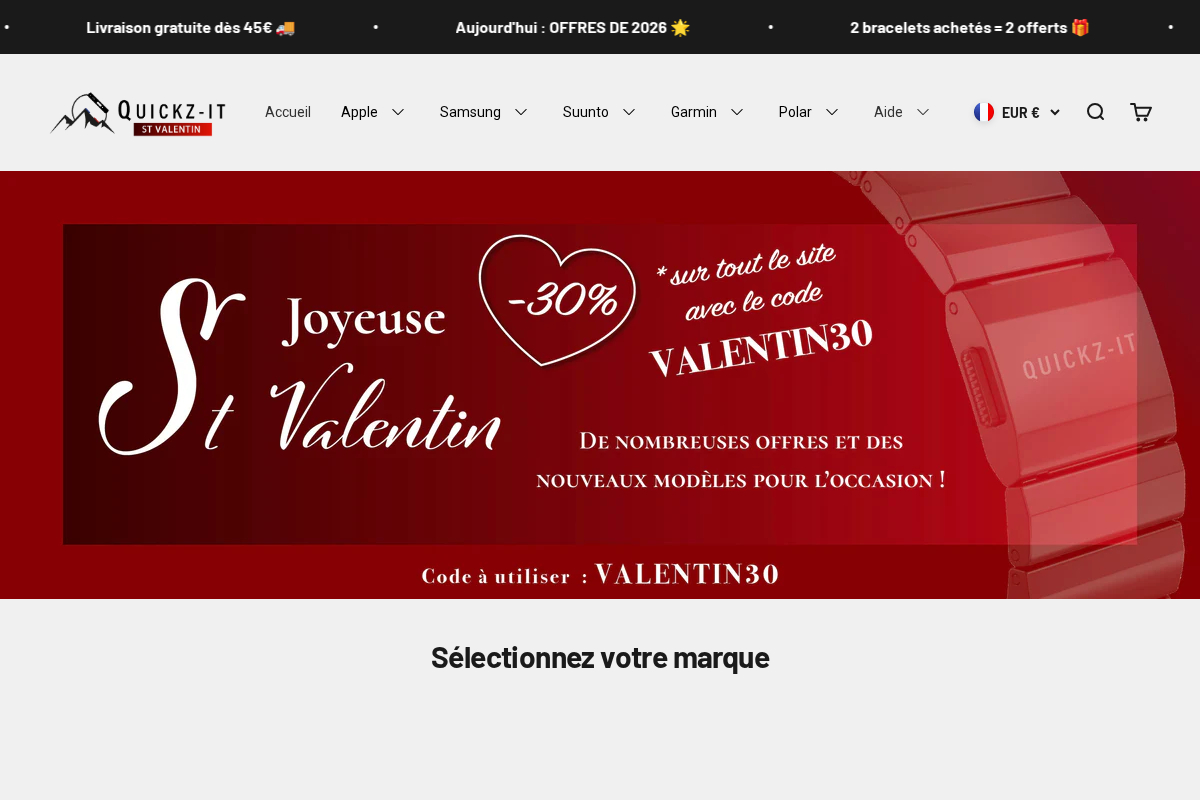 Quickz It homepage screenshot