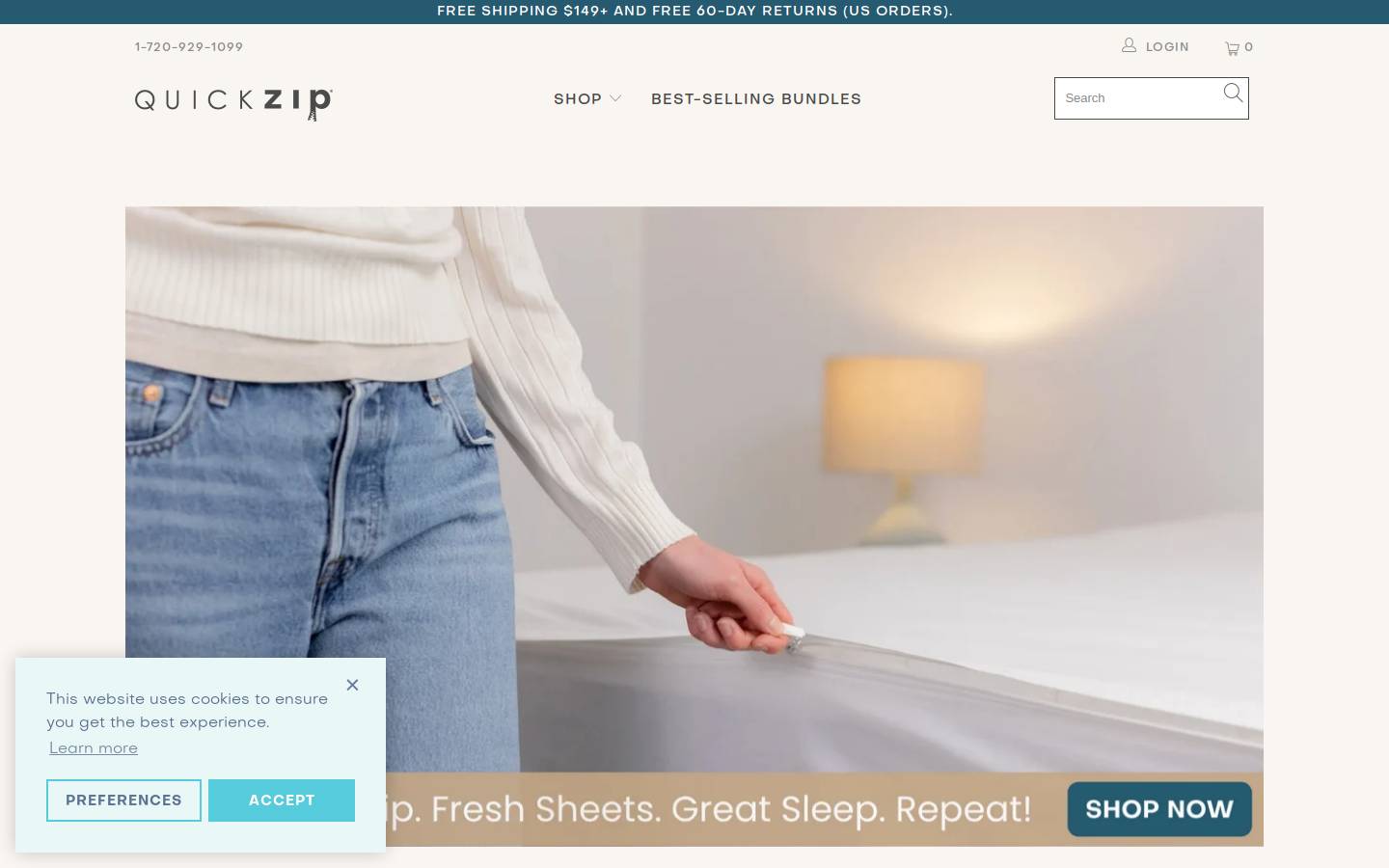 quickzip.com homepage screenshot