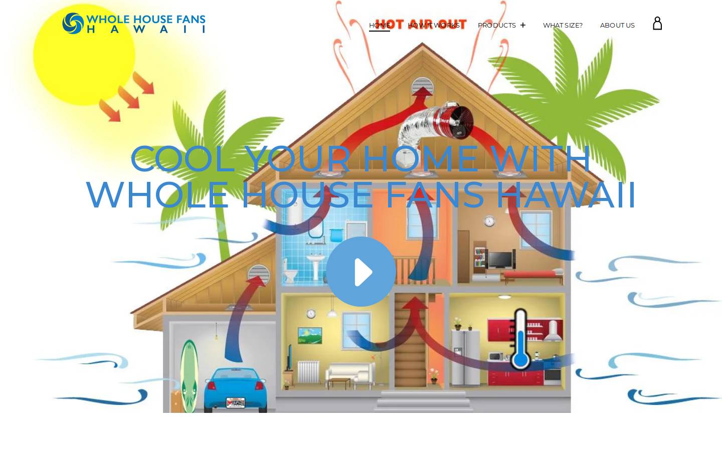 quietcoolhawaii.com homepage screenshot