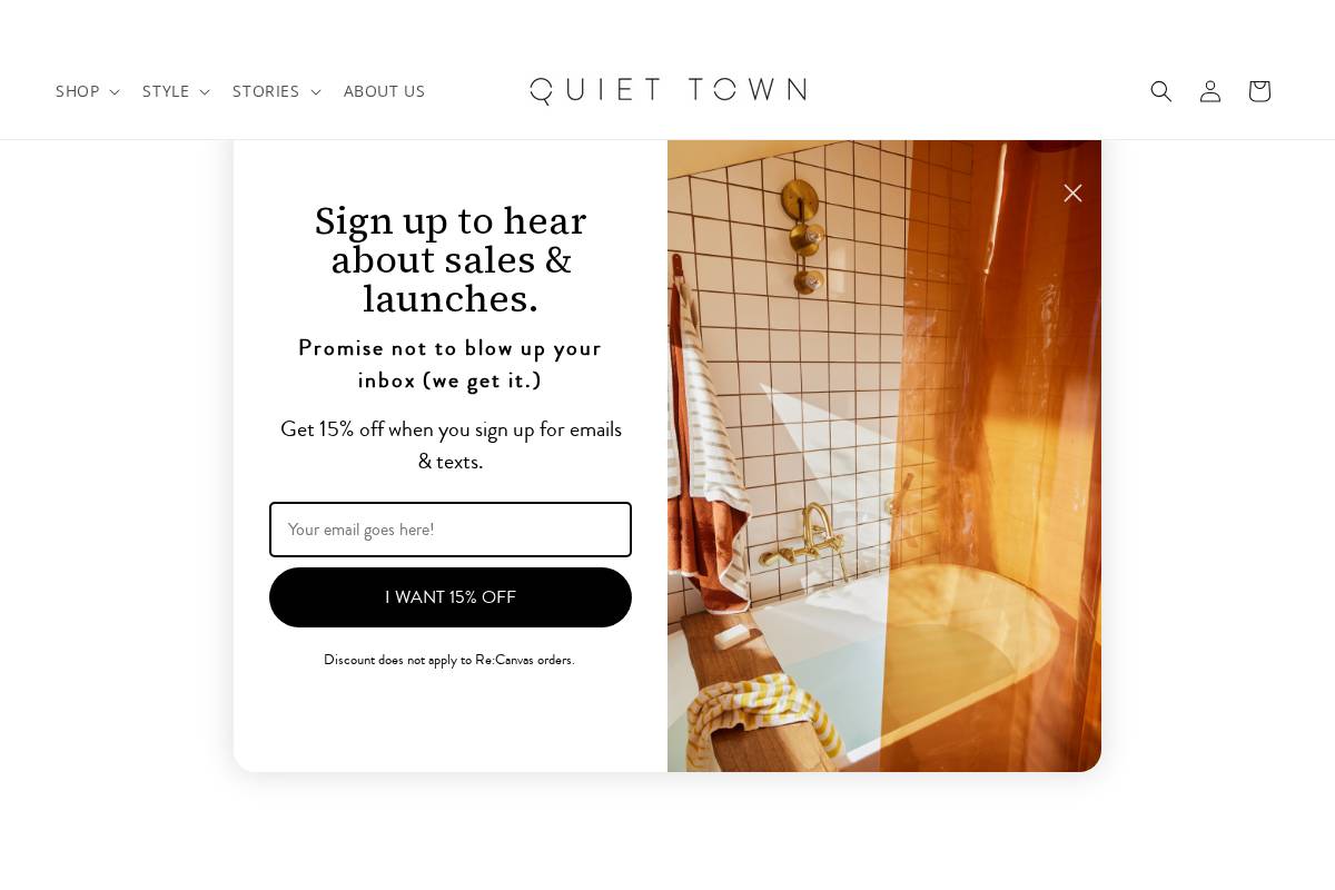 quiettownhome.com homepage screenshot