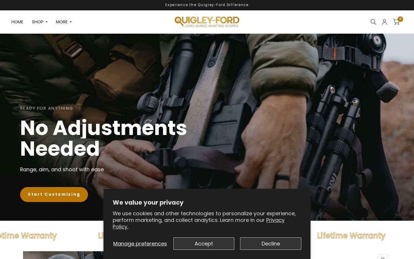 quigleyford.com homepage screenshot