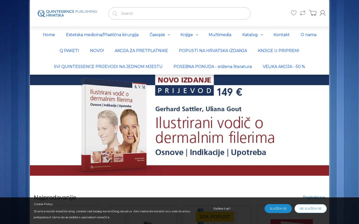 quintessence.hr homepage screenshot