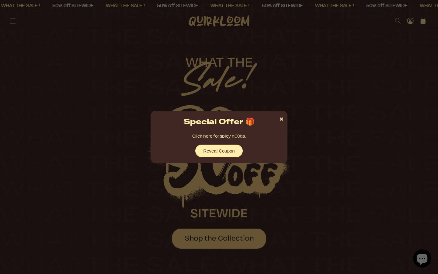 quirkloom.com homepage screenshot