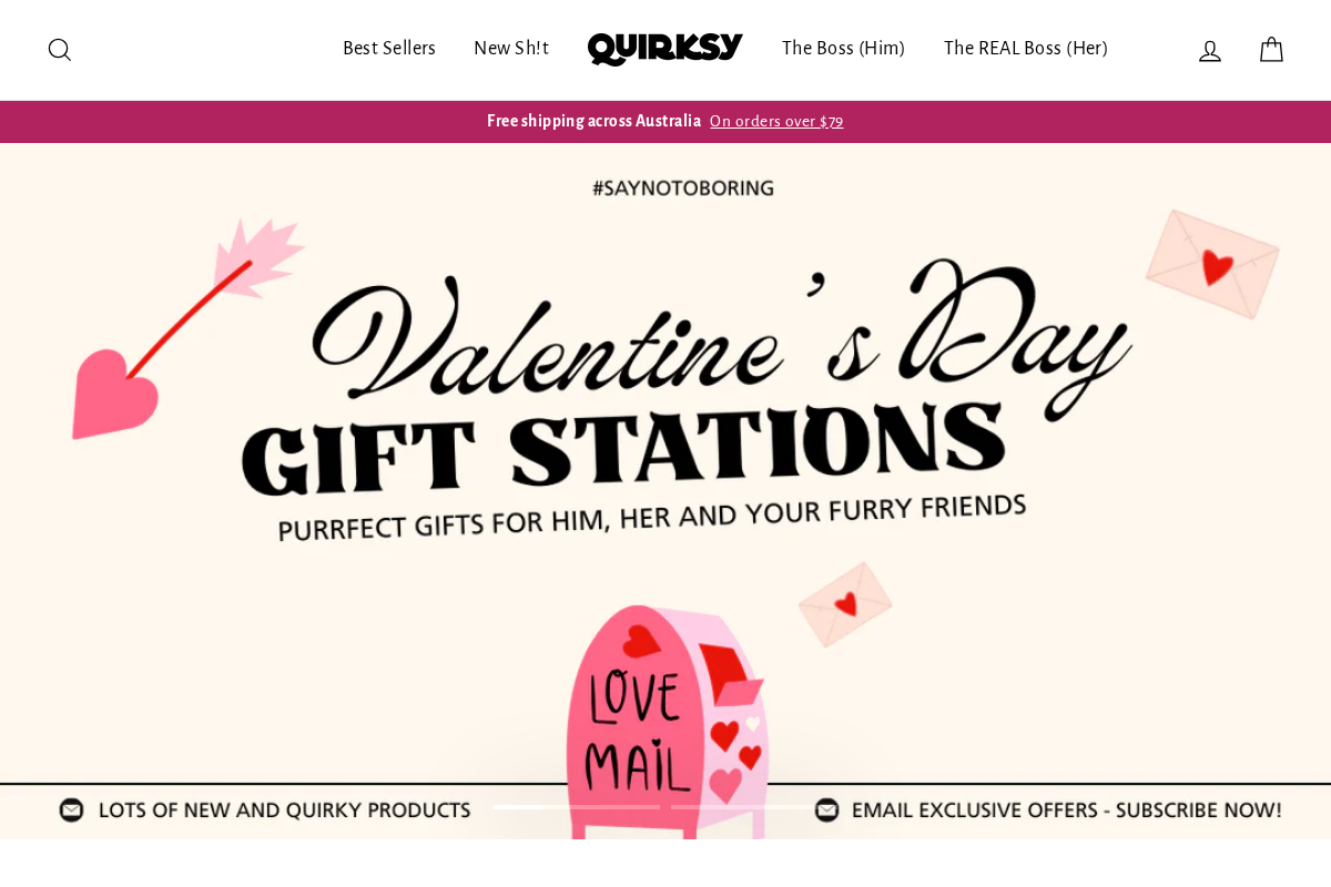 Quirksy homepage screenshot