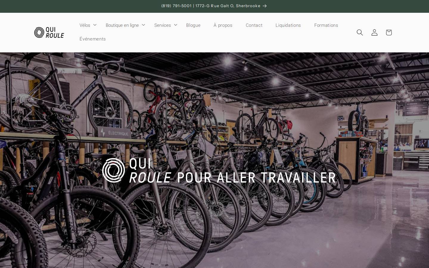 quiroule.ca homepage screenshot