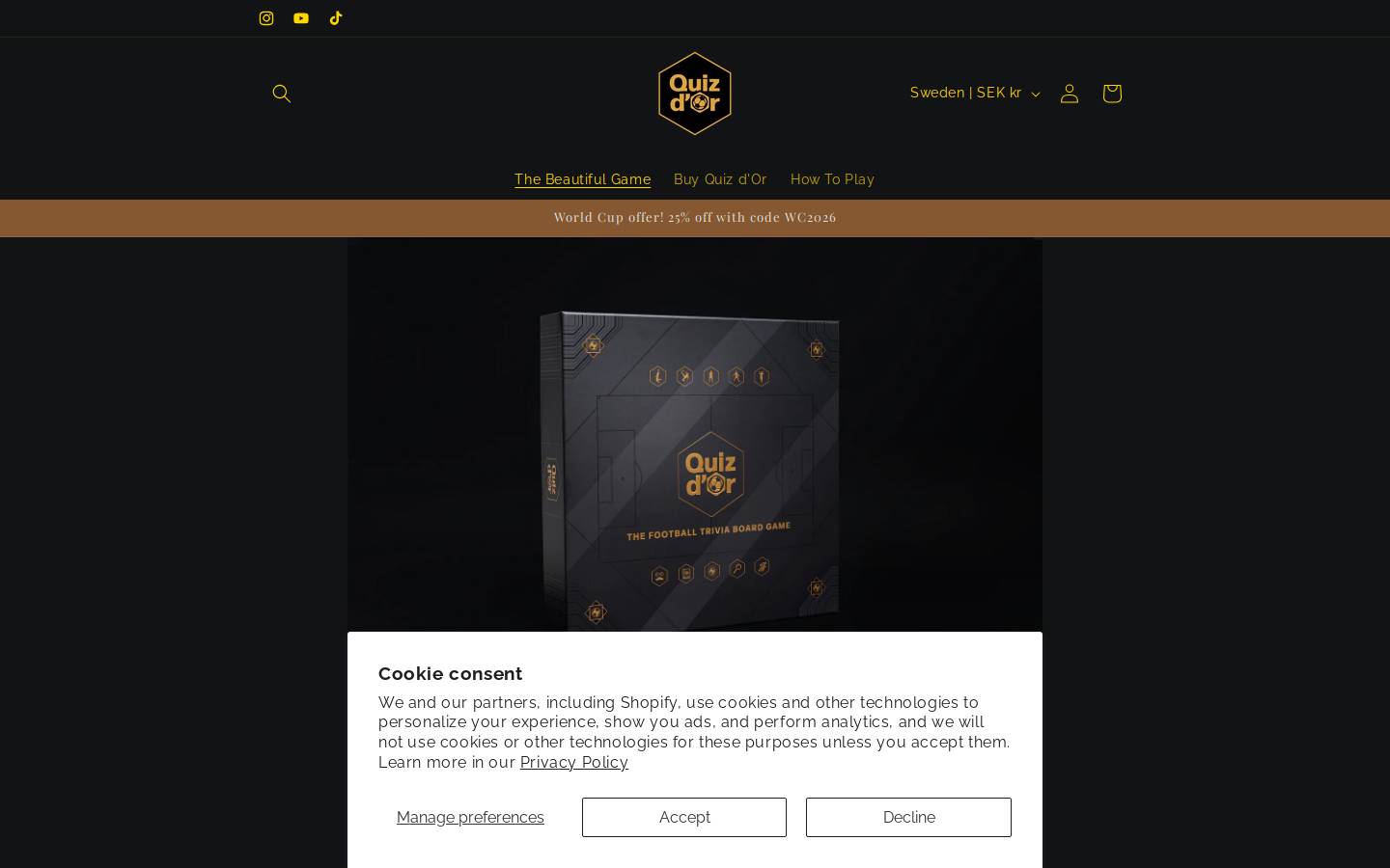 quizdor.com homepage screenshot