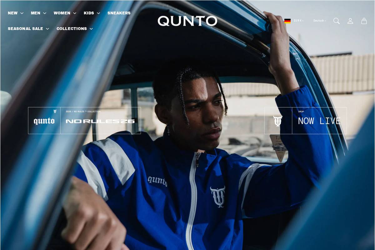 Qunto1981 homepage screenshot