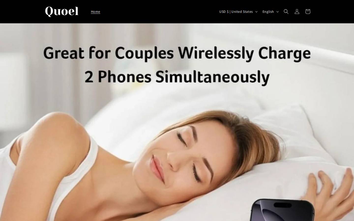 quoel.com homepage screenshot