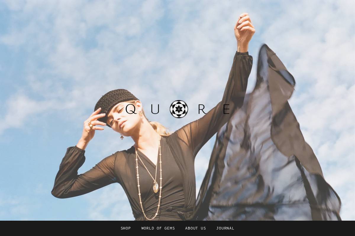 quorejewelry.com homepage screenshot