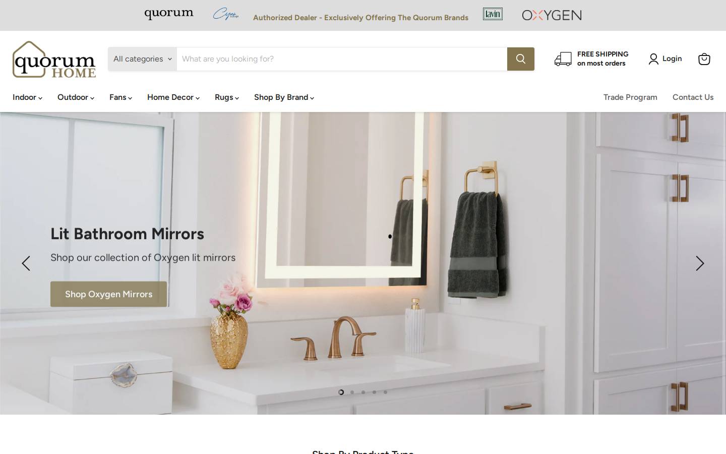 quorumhome.com homepage screenshot