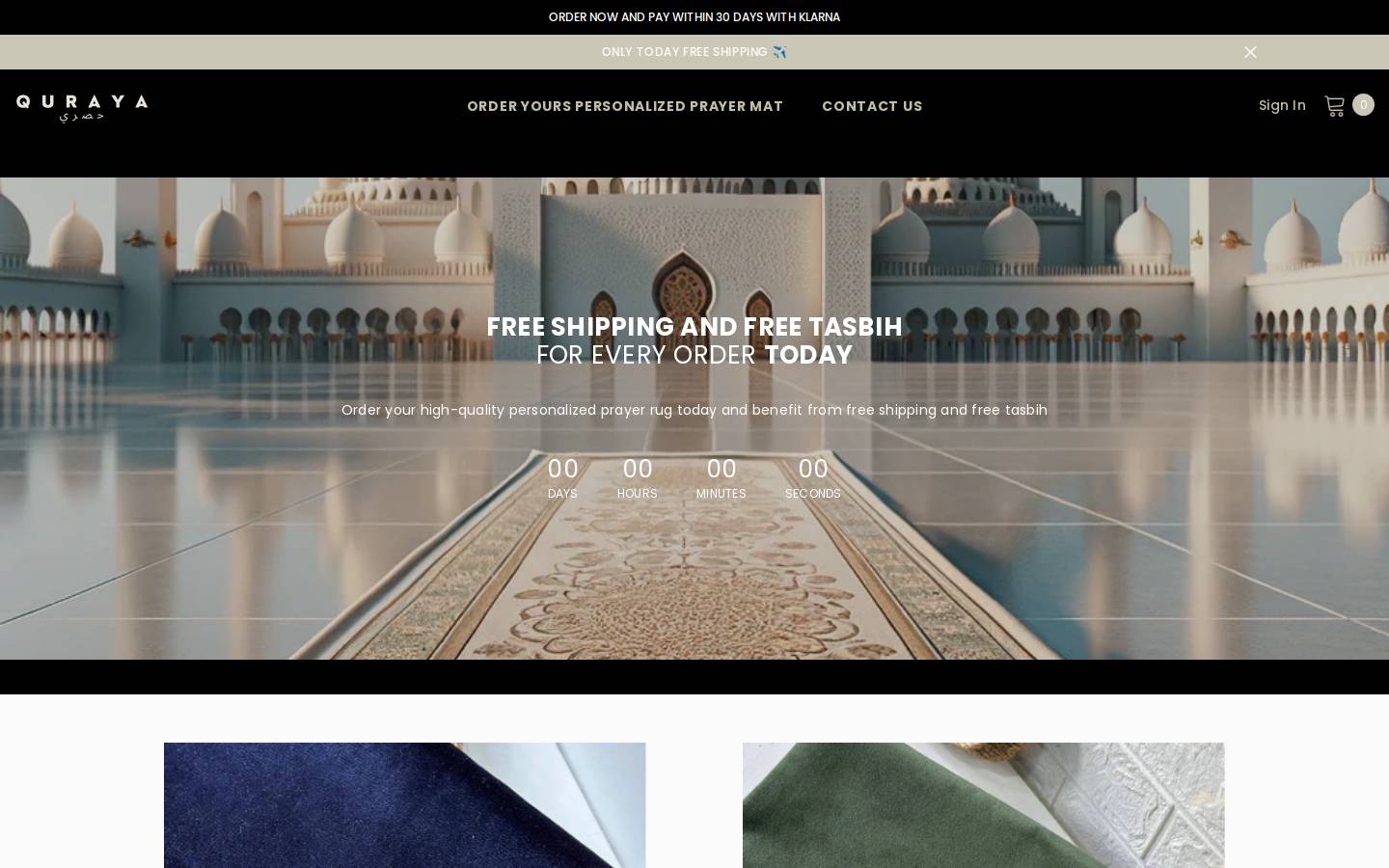 quraya.com homepage screenshot