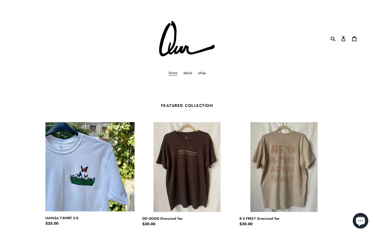 qurshop.com homepage screenshot