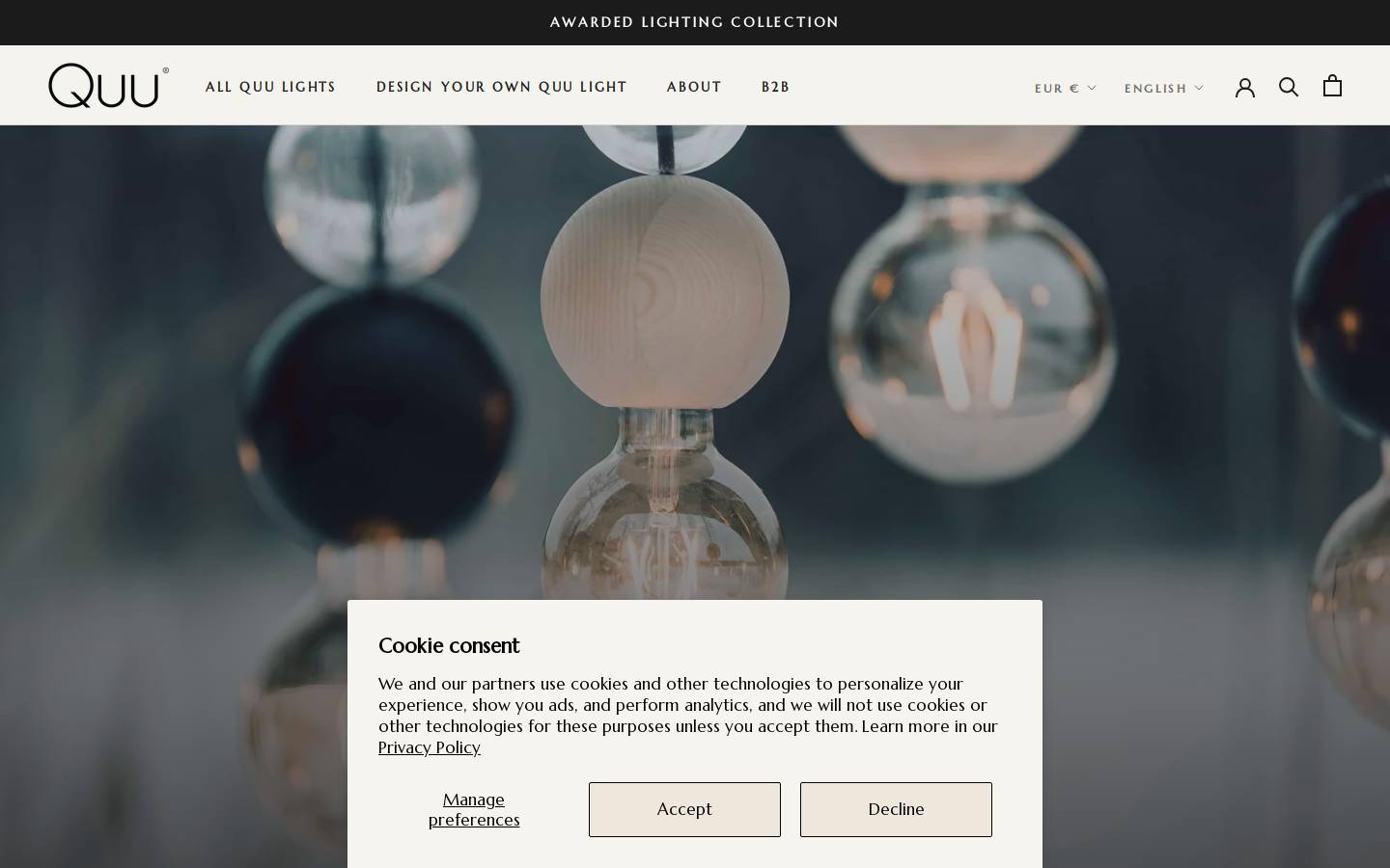 quudesign.com homepage screenshot