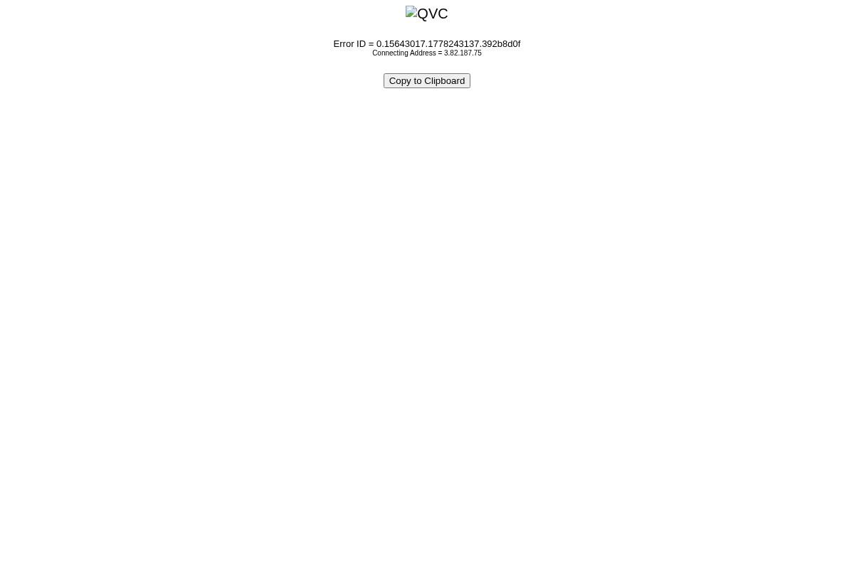 QVC homepage screenshot