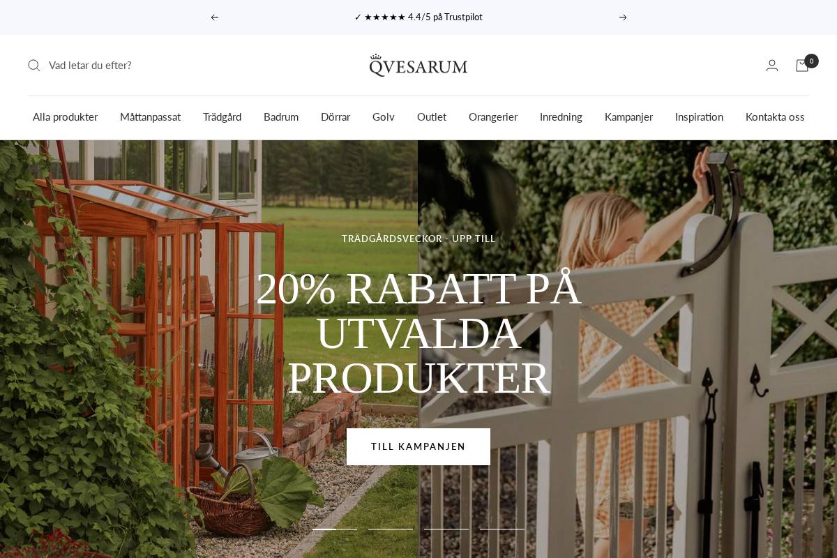 Qvesarum homepage screenshot