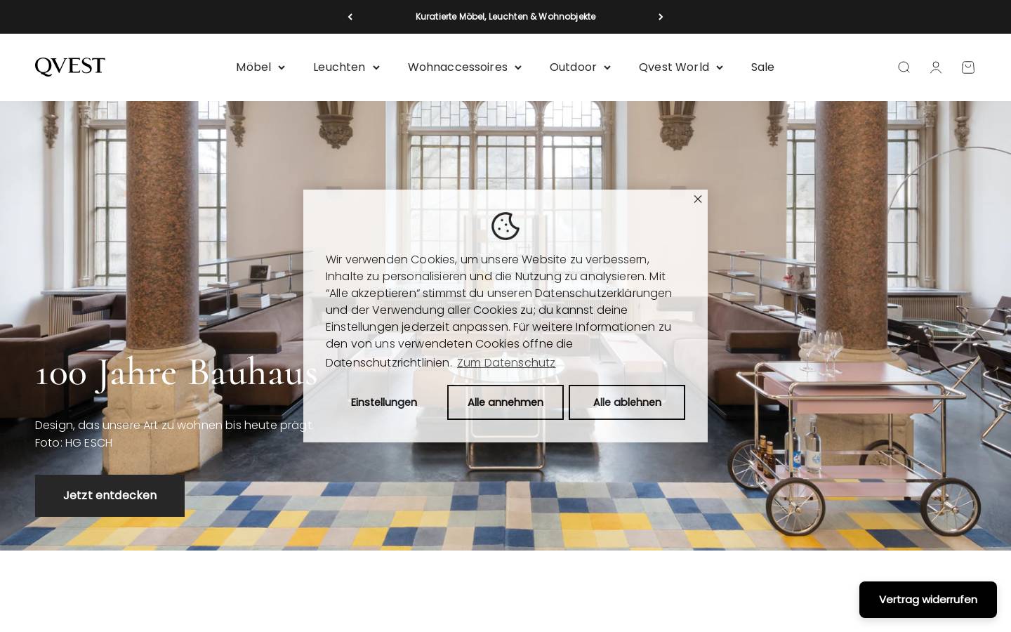 qvest.de homepage screenshot