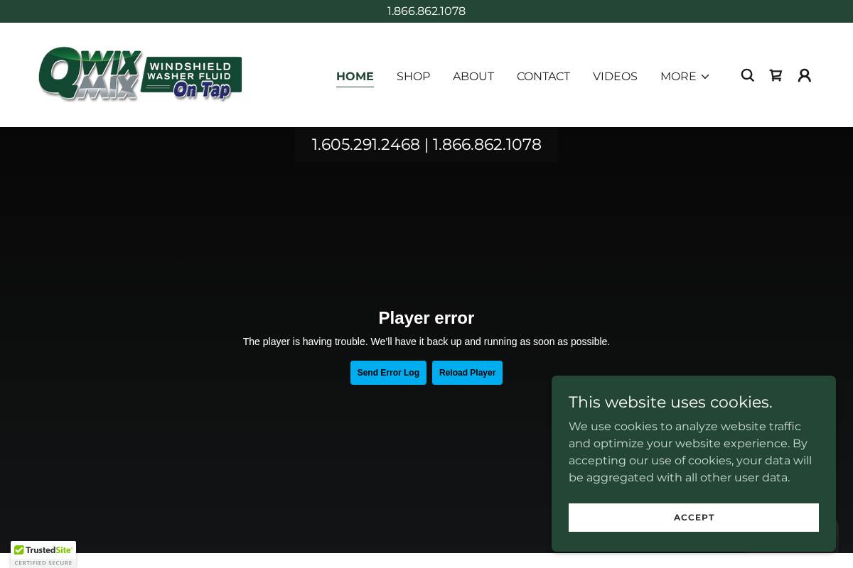 qwixmix.com homepage screenshot