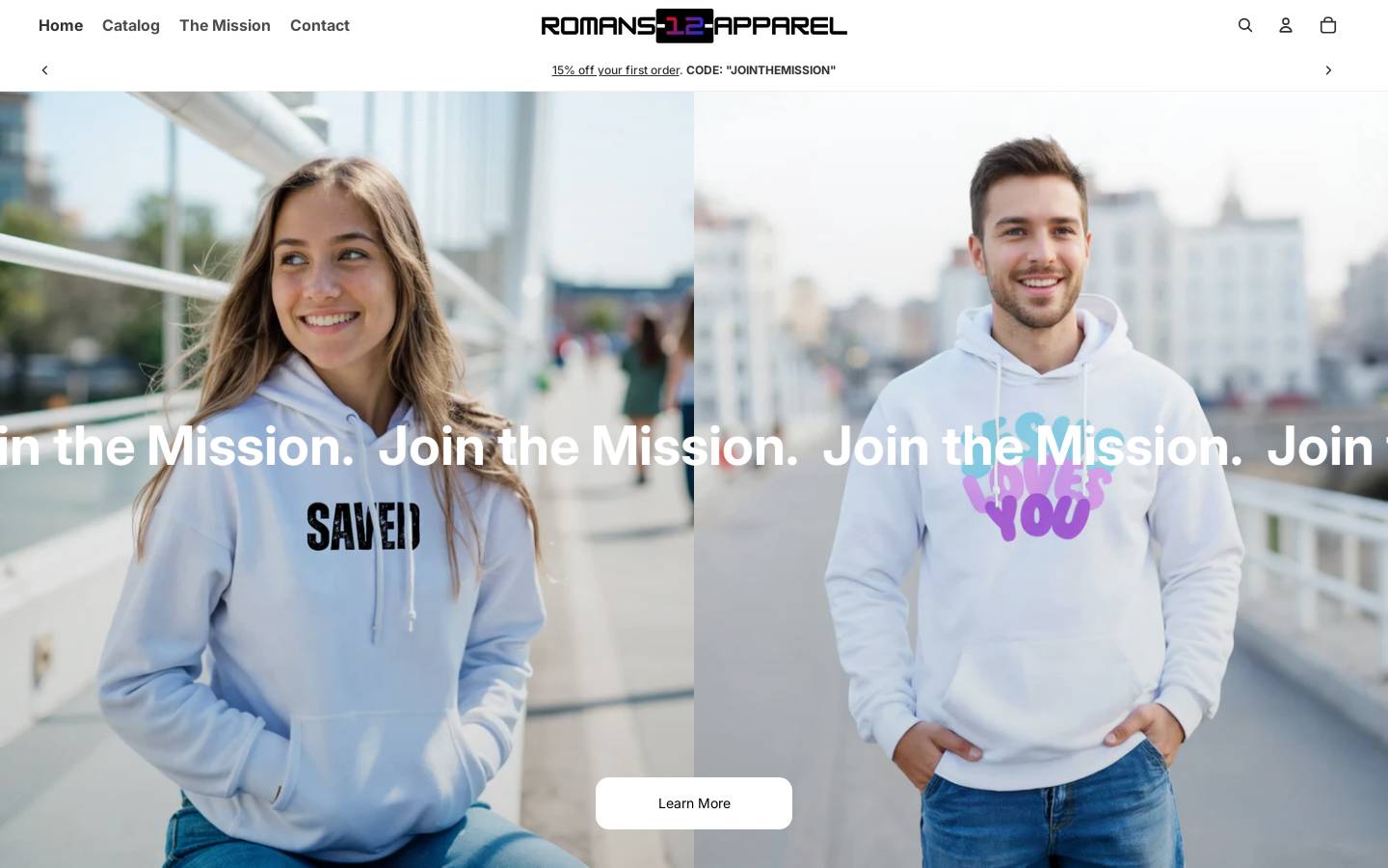 r12apparel.com homepage screenshot