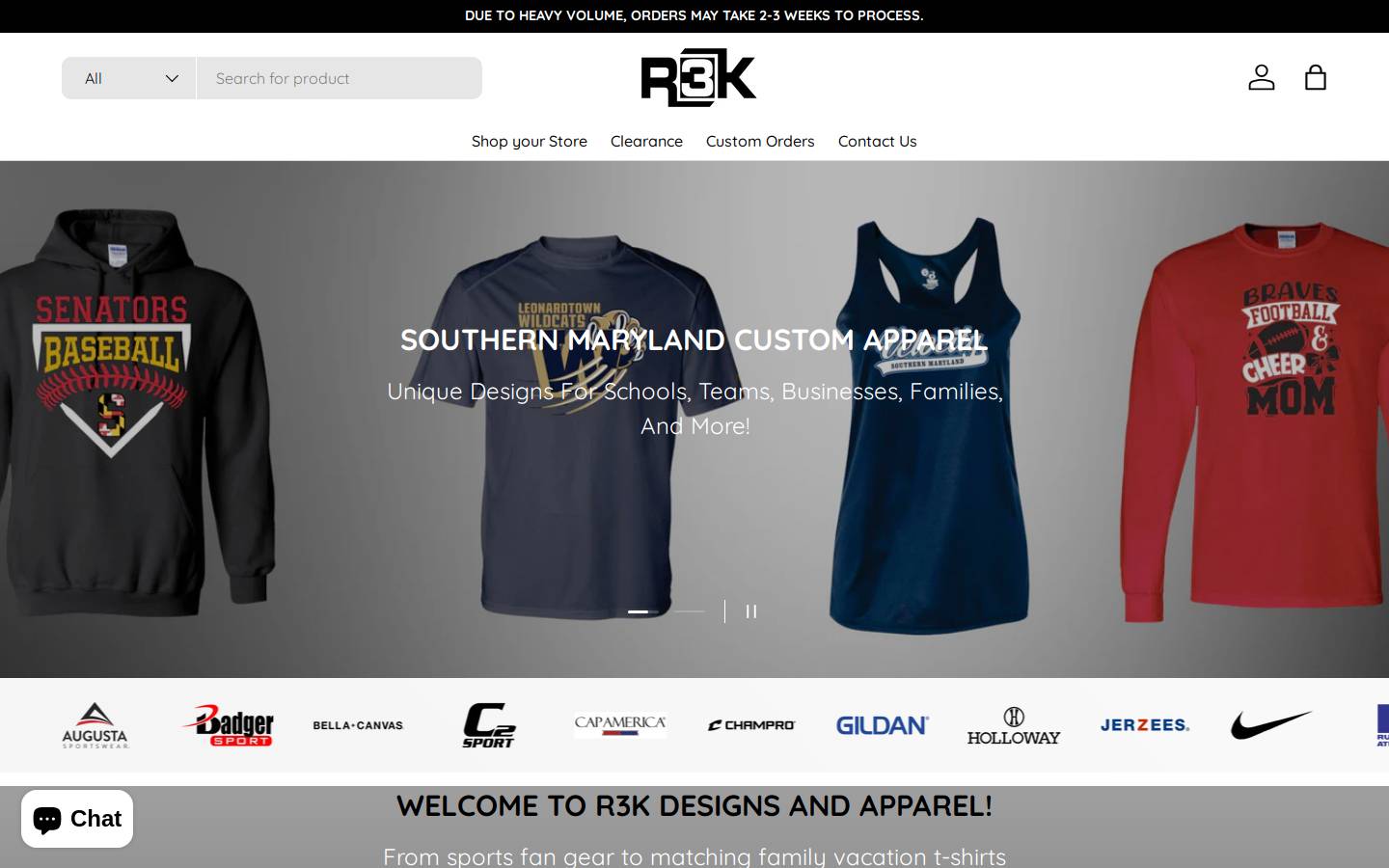 r3kdesigns.com homepage screenshot