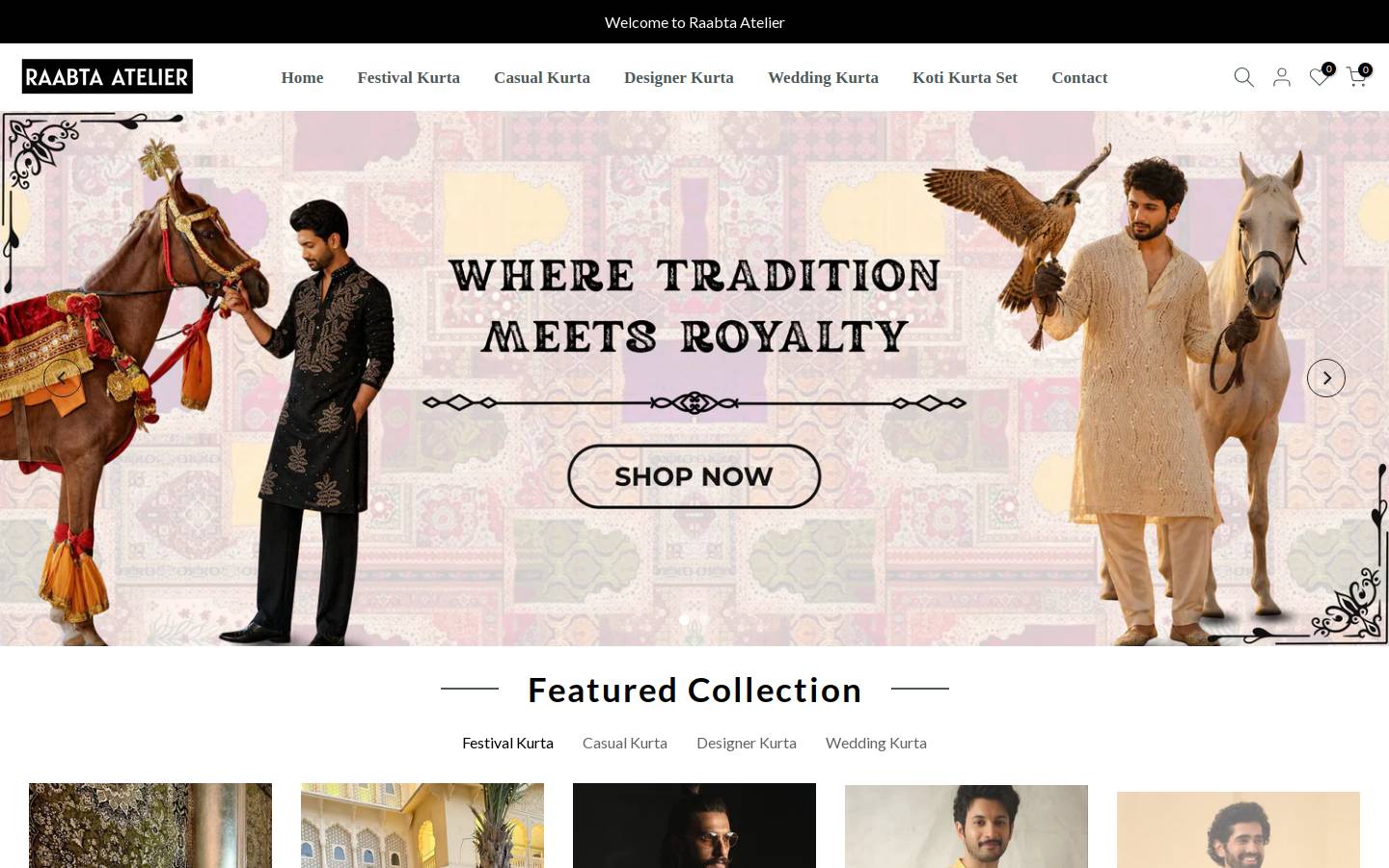raabtaatelier.com homepage screenshot