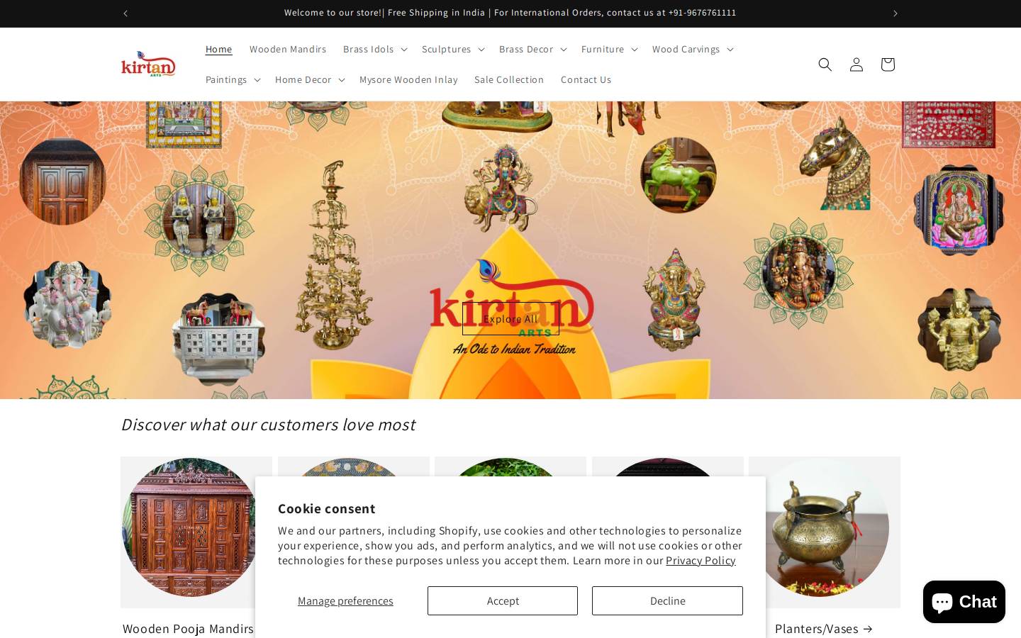 raagahandicrafts.com homepage screenshot