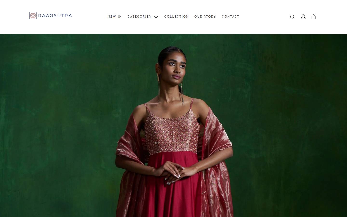 raagsutra.com homepage screenshot