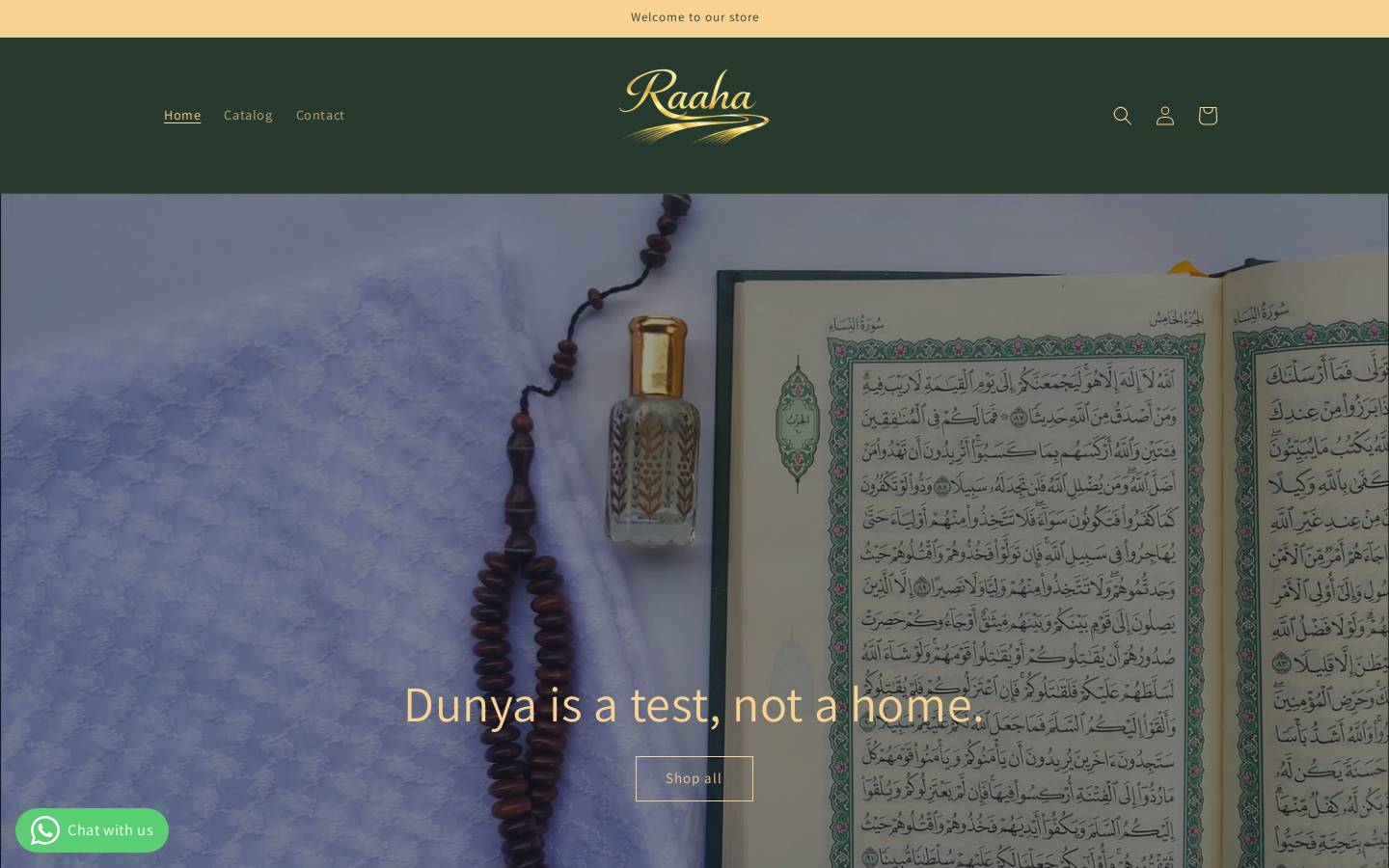 raaha.in homepage screenshot