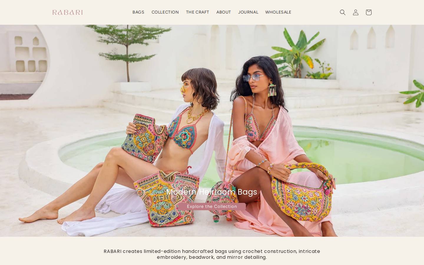 rabaristudio.com homepage screenshot