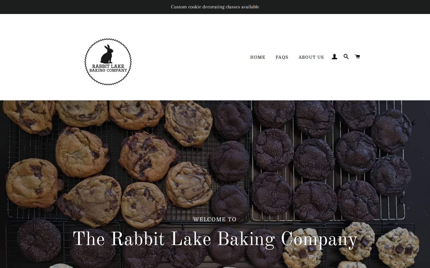 rabbitlakebakingco.ca homepage screenshot