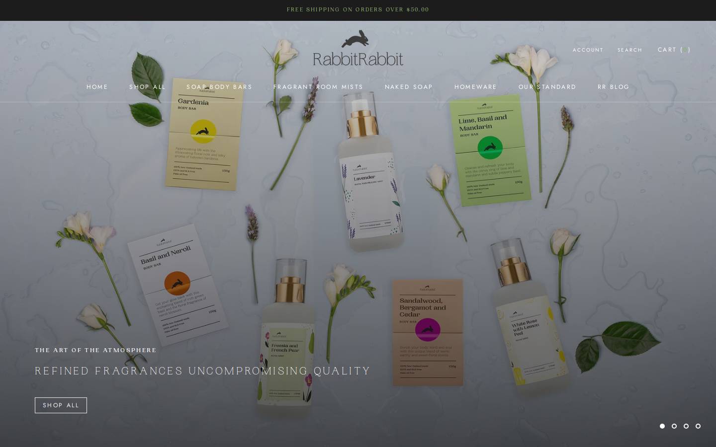 rabbitrabbit.nz homepage screenshot