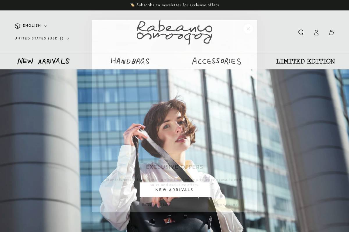 Rabeanco Rabeanco homepage screenshot