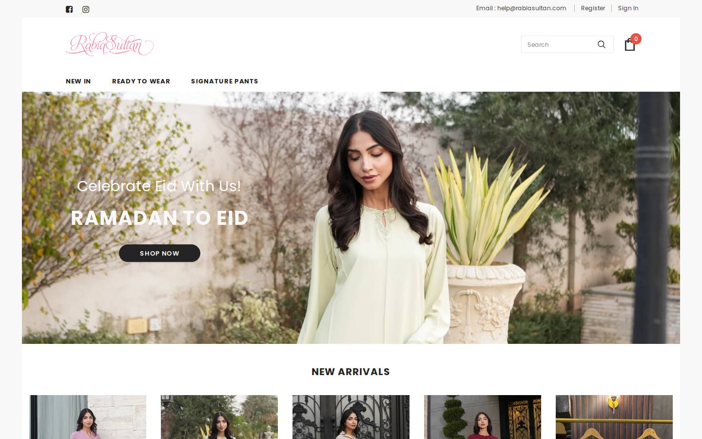 rabiasultan.com homepage screenshot