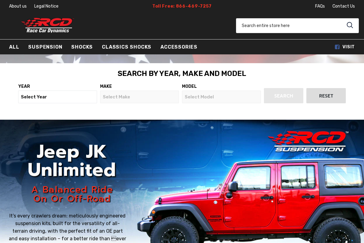 racecardynamics homepage screenshot