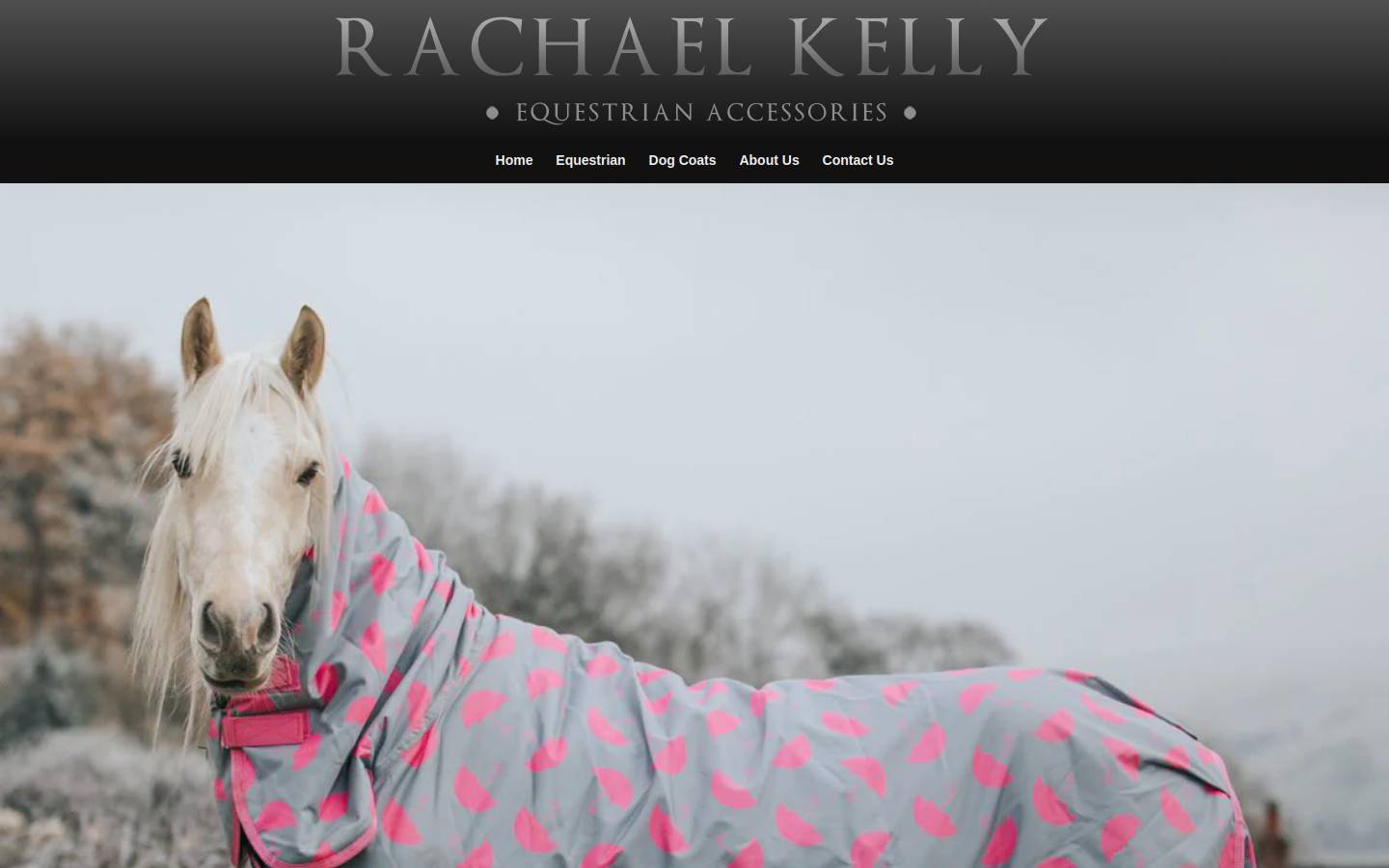rachaelkellyequestrianaccessories.co.uk homepage screenshot