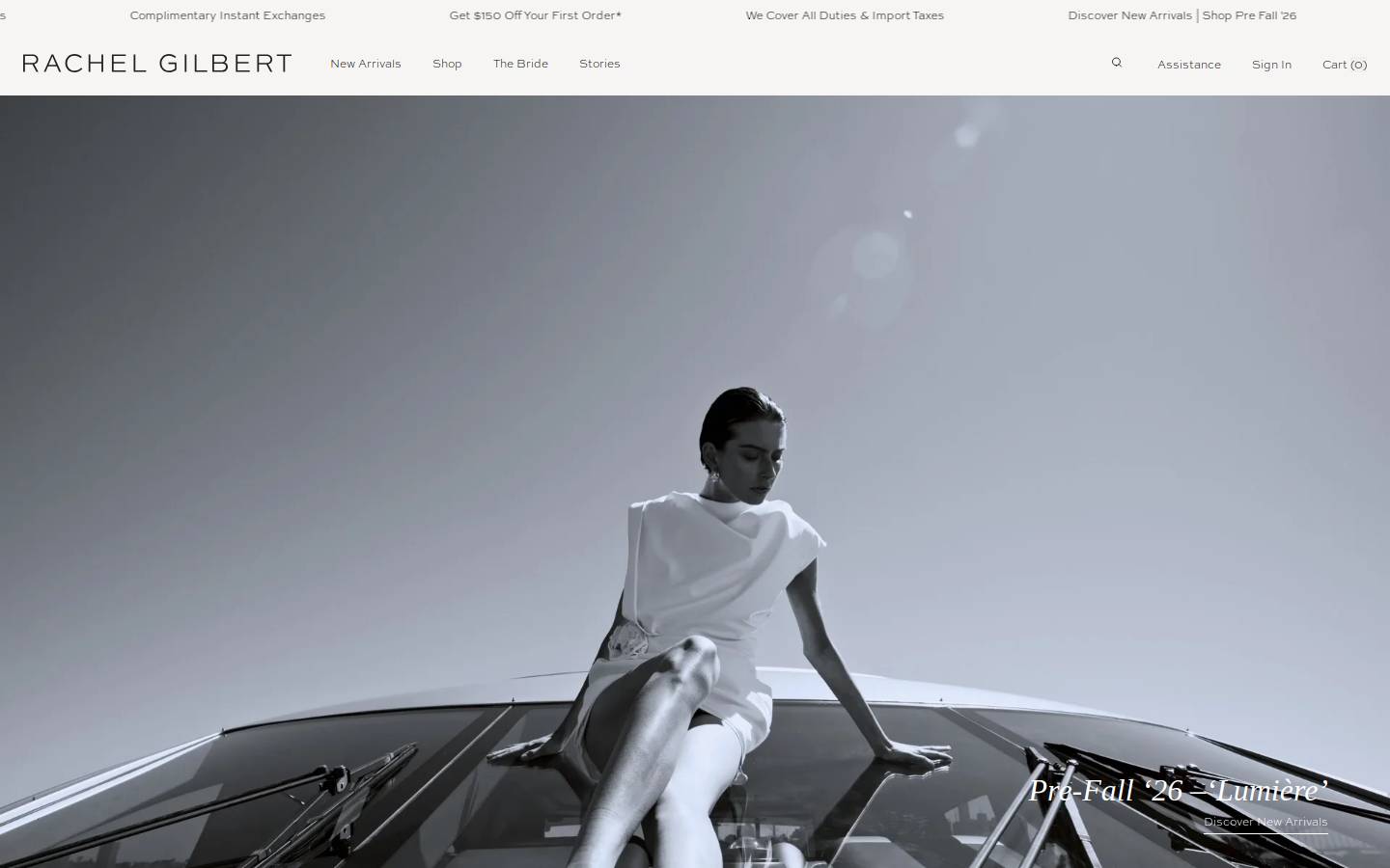 rachelgilbert.com homepage screenshot