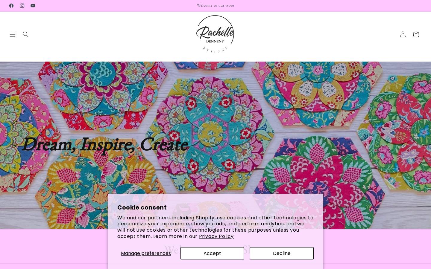 rachelledennenydesigns.com.au homepage screenshot