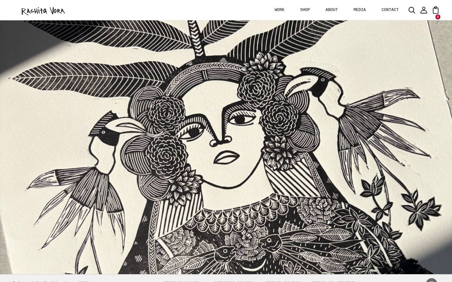 rachitavora.com homepage screenshot
