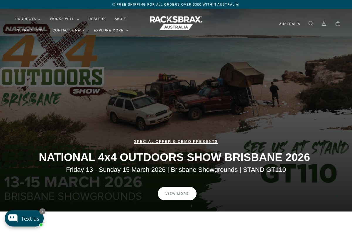 RacksBrax homepage screenshot