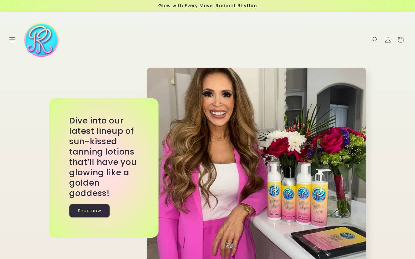 radglam.com homepage screenshot