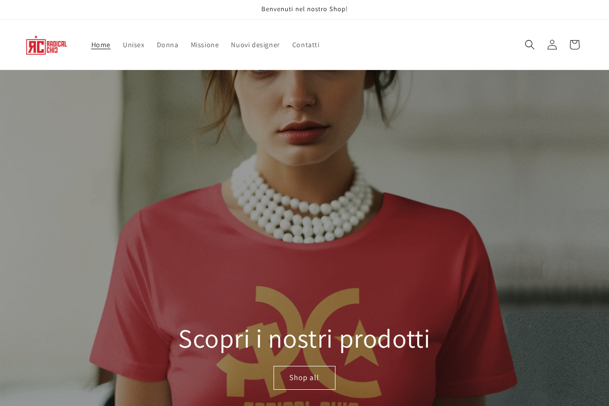 radical-chic.net homepage screenshot