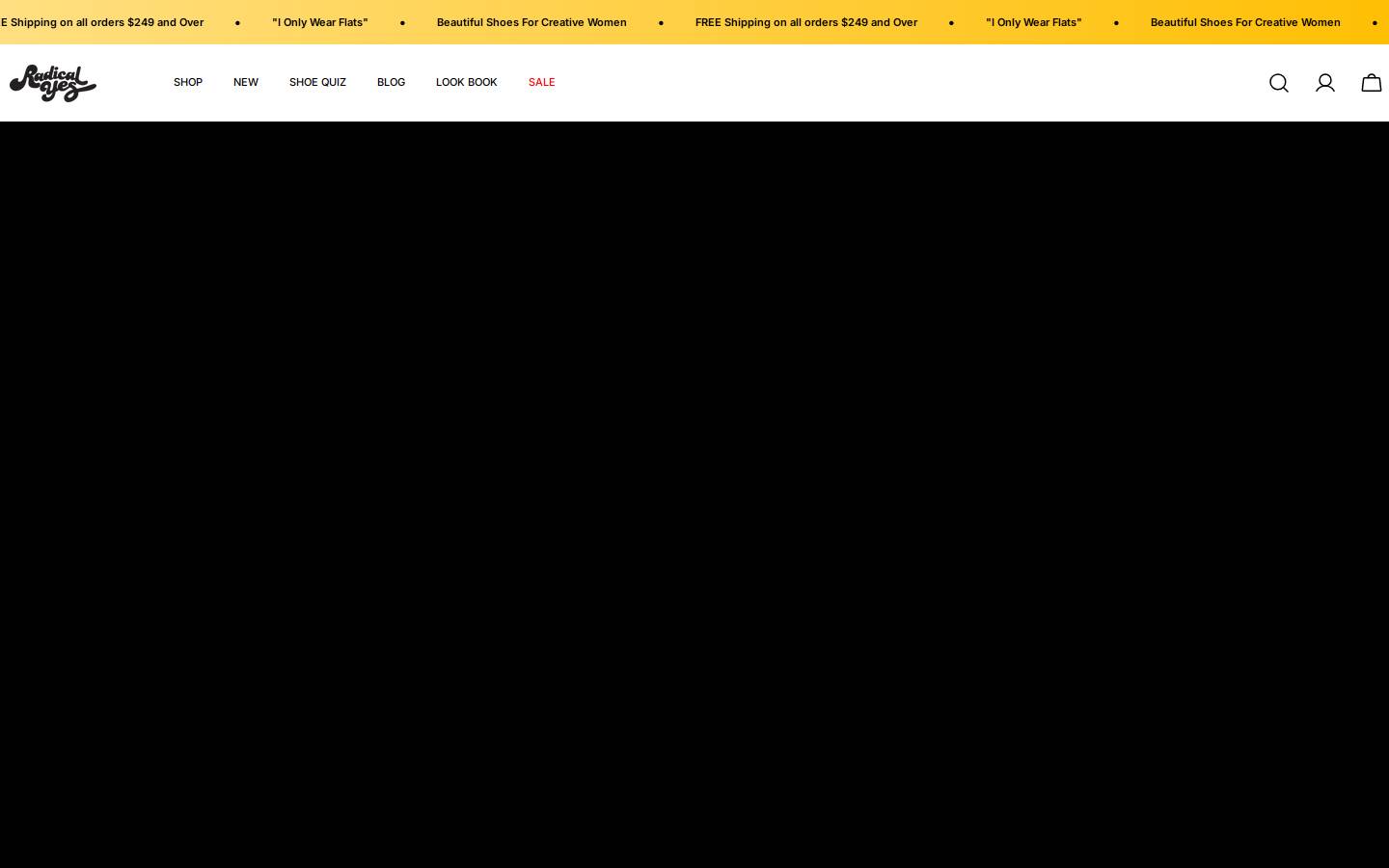 radicalyes.com.au homepage screenshot