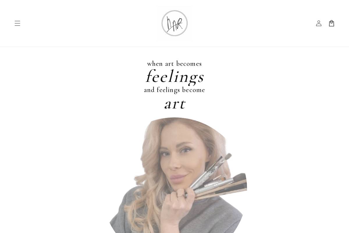 radichkova-art.com homepage screenshot