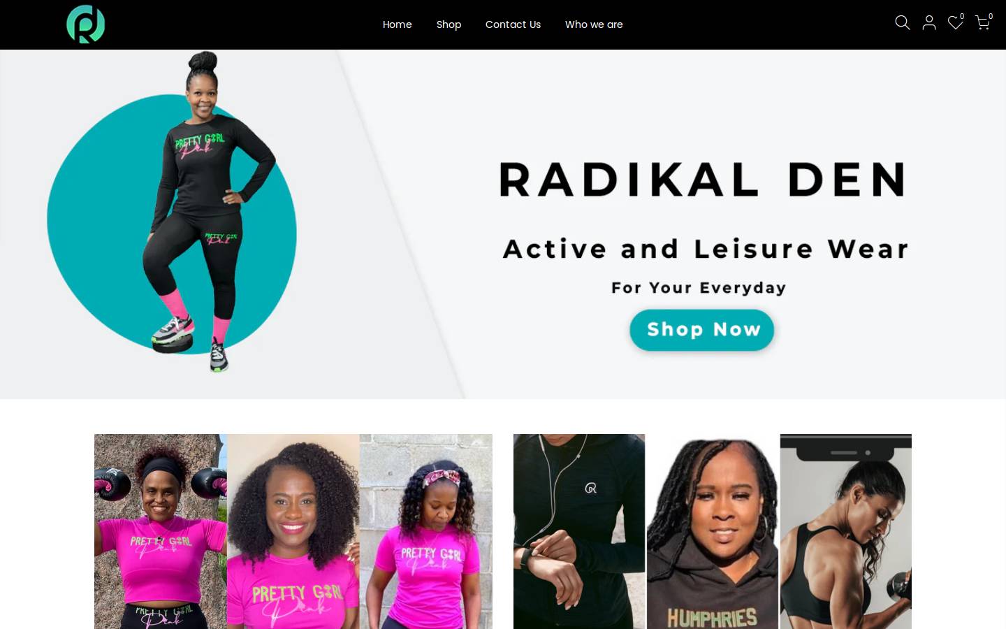radikalden.com homepage screenshot