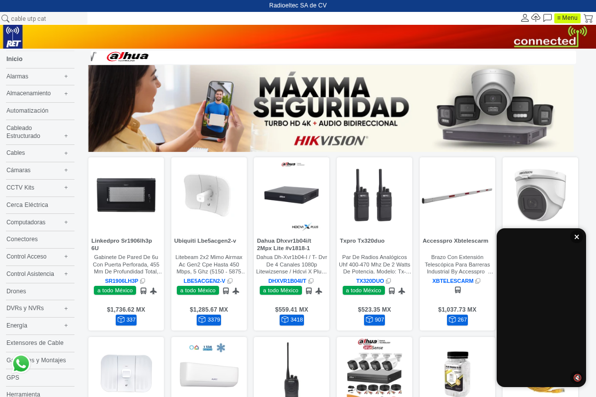 radioelectronicsenlinea.mx homepage screenshot