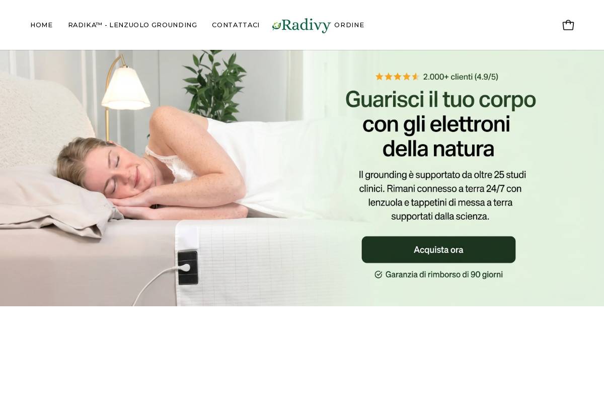 Radivy homepage screenshot