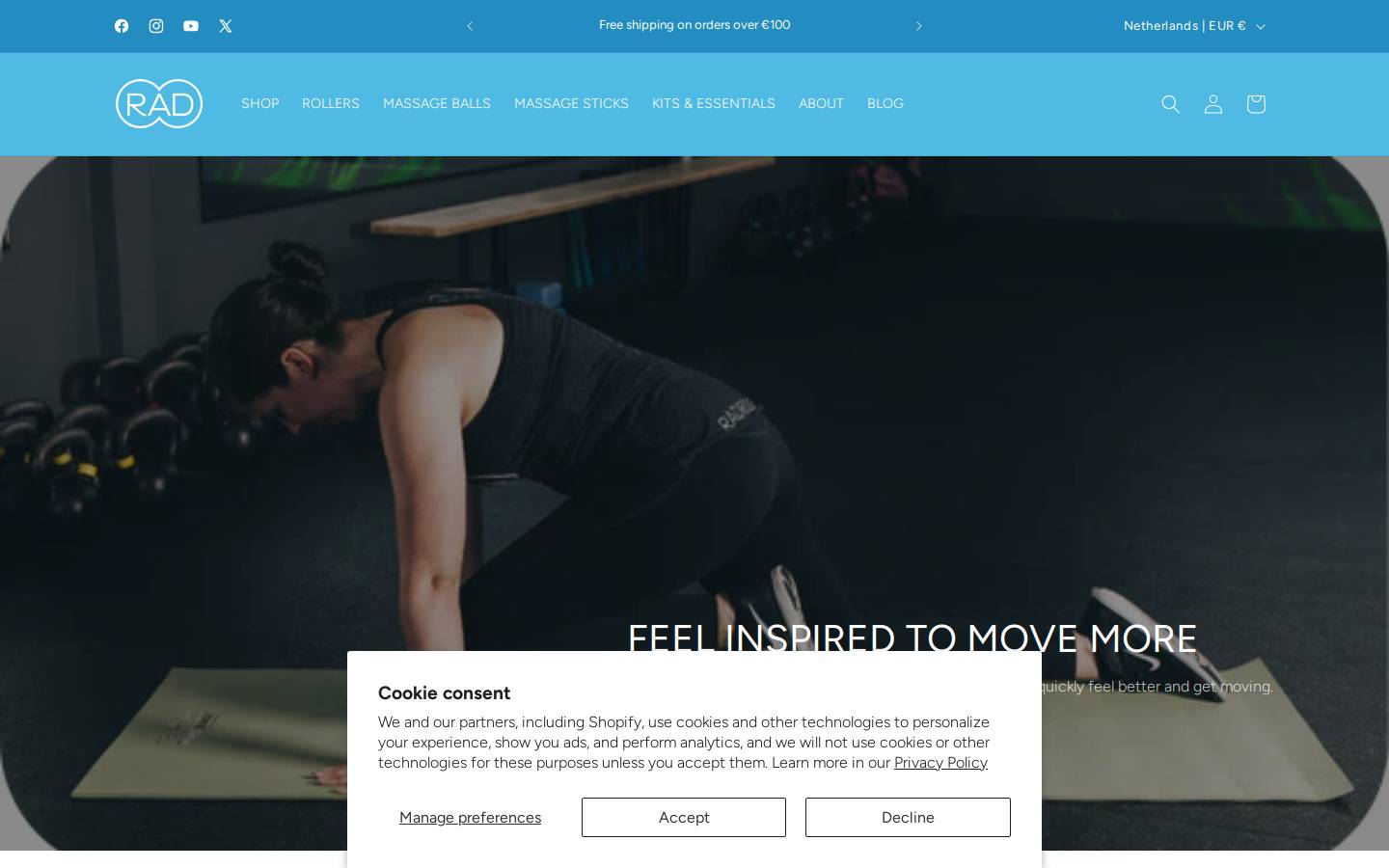 radroller.com homepage screenshot