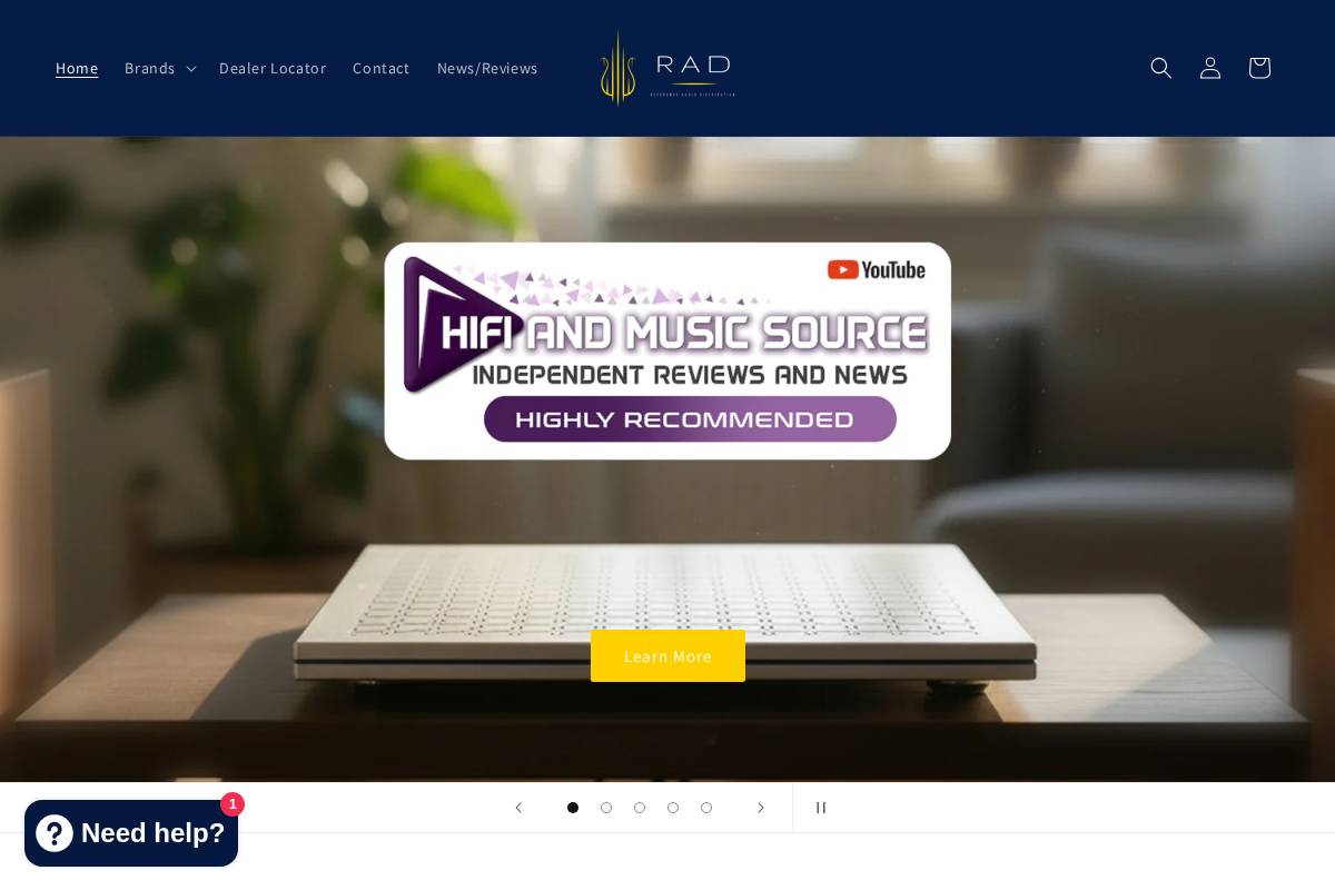 raduk.co.uk homepage screenshot