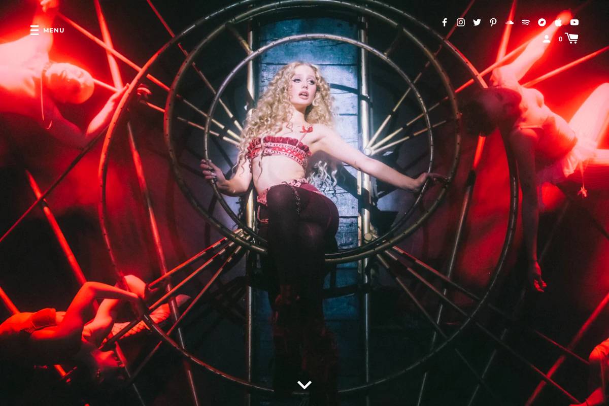 raeganmusic.com homepage screenshot
